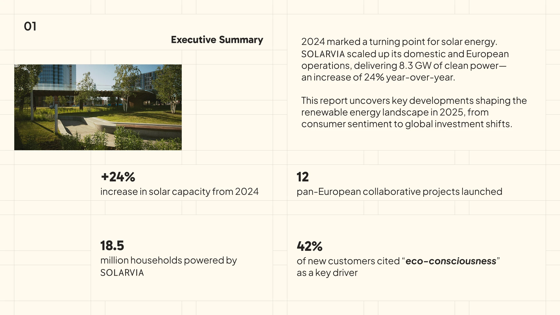 Solarvia business report slide 3