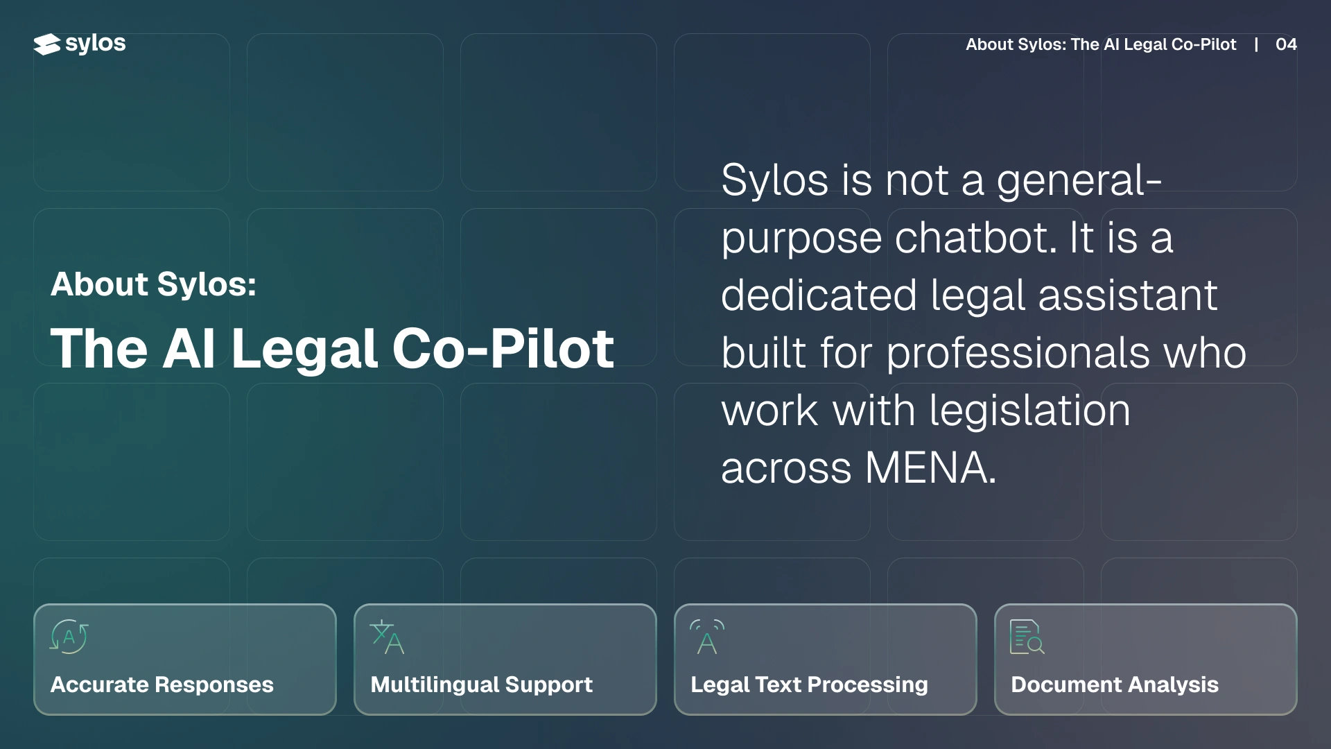 Sylos government proposal presentation slide 6